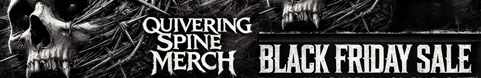 Quivering Spine Black Friday Banner 2